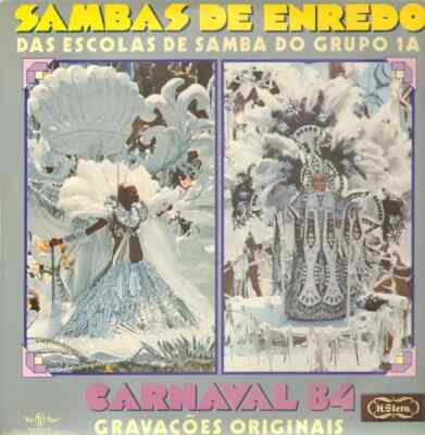 Sambas De Enredo Carnaval 84 NEAR MINT Top Tape Vinyl LP