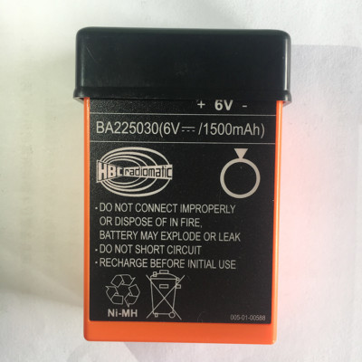 1PCS BA225030 6V Ni-Mh Battery For HBC Crane remote Pump truck battery 