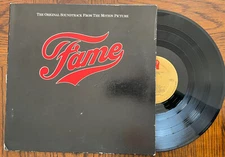 Fame Motion Picture Soundtrack 33RPM 12" Vintage Vinyl LP 1980 Ex/VG+ RSO