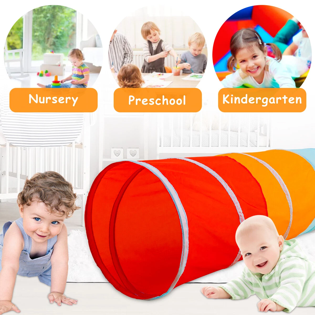 Kids crawl best sale tube