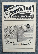 PRESTON NORTH END V SUNDERLAND DIVISION ONE 1956