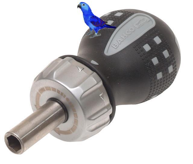 Bahco Ratchet Stubby Screwdriver 1/4"" HEX 808050S BAH808050S
