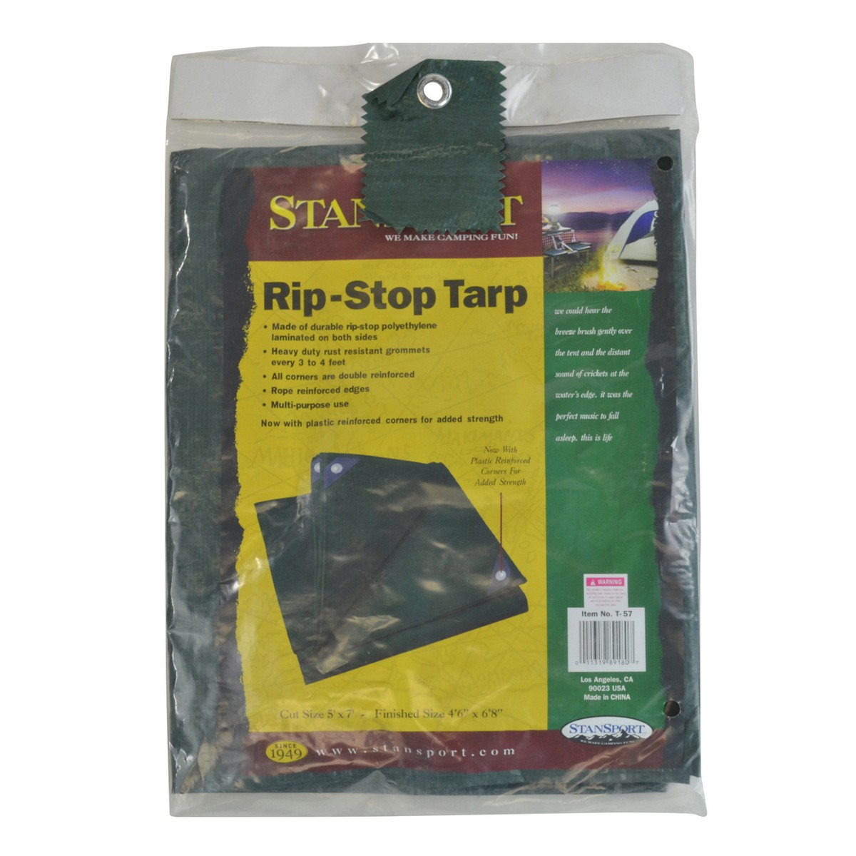 Stansport Multipurpose Emergency Prep Tarp - Made Of Durable