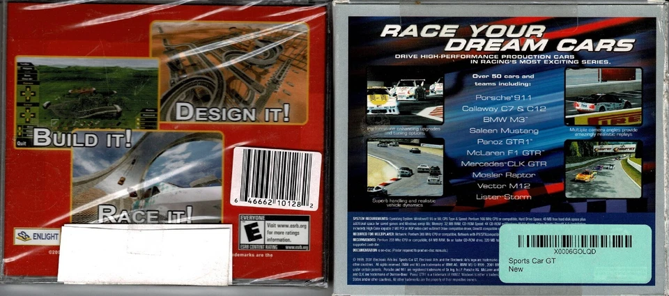 Trackmania y Coche Deportivo GT Pc Ambos Nuevos XP 2 Grandes Juegos de Carreras Uno con Giros Foto 2 de 2