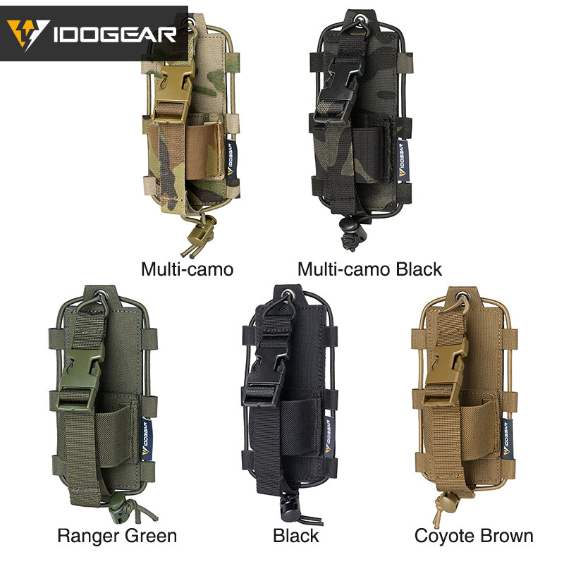 Étui Tactique IDOGEAR Pour Talkie-walkie BAOFENG UV5R UV82 - Poche MOLLE Nylon