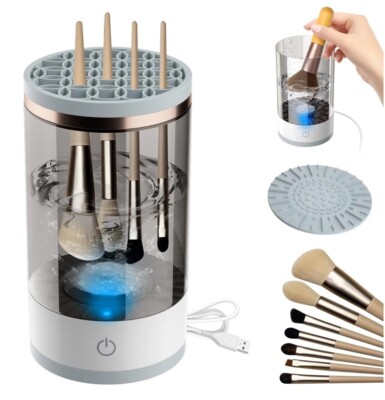 electric makeup brush cleaner