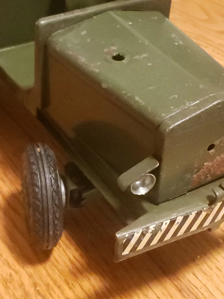 Juguete de metal Charles Wm Doepke Euclides THE PIONEER Earth Mover & Tractor verde Foto 2 de 4