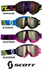 MASQUE SCOTT HUSTEL Ecran miroir GOGGLES SX/MX ENDURO MOTOCROSS 