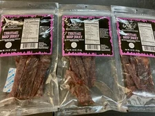 Amish Smokehouse Beef Jerky, (3) 2.8oz bags Teriyaki Jerky