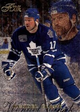 1996-97 Fleer Flair #89 Wendel Clark TORONTO MAPLE LEAFS