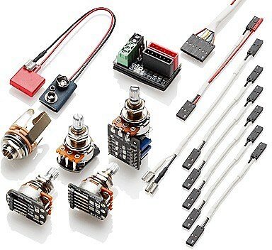 EMG 1 or 2 Pickup Wiring Kit, Push-Pull, Short Shaft | eBay