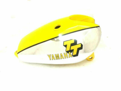 YAMAHA XT TT 500 YELLOW GAS FUEL PETROL TANK  STEEL 1N5,1977)