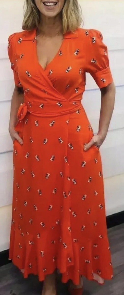 Emma Willis Collection, Next, Red wrap dress, size 10 | eBay UK