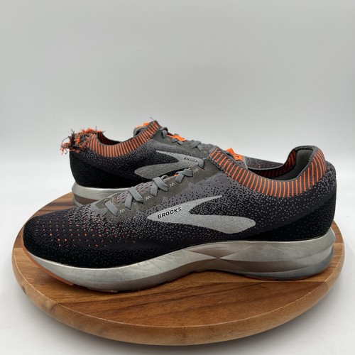Größe 11,5 D Brooks Herren Levitate 2 Grau/Orange Laufen Sneaker Schuhe 1102901D026 - Bild 2 von 14