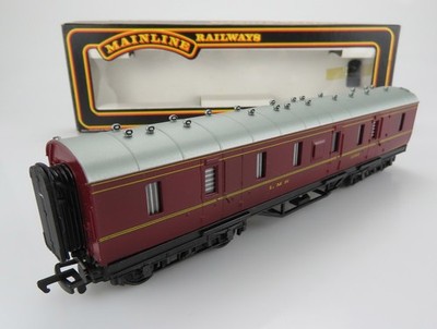 Spur O Mainline 37118 50' Paketwagen BG LMS weinrot Reisebus 30965