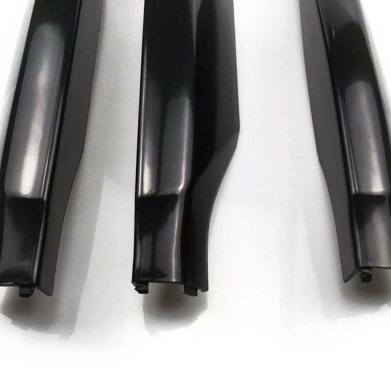 4pcs Roof Rack Rail End Cover Caps For Toyota Land Cruiser FJ150 2010-2018 Black - Image 4 of 4