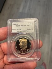 1983-S 50C (Proof) PR69 Kennedy Half Dollar DEEP CAMEO