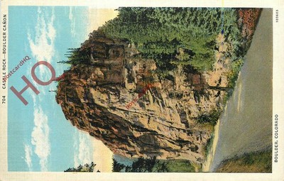Ansichtskarte:;Boulder Canyon, Castle Rock