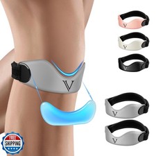 JHVW Silicone Patellar Tendon Support Strap 2-Pack, Knee Brace for Women and