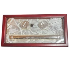 Baby Keepsake Box Set:  Birth Certificate Holder, First Tooth, First Curl (Read)