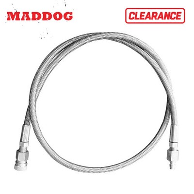 CLEARANCE Maddog Paintball Fill Whip Hose Extension 36'' Stainless Steel 4500 PSI