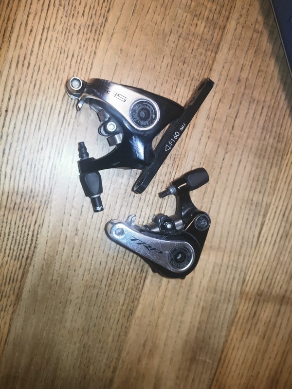 TRP 31123 Spyre Flat Mount Disc Brake Caliper - Black