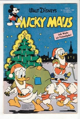Micky Maus 1960 Nr. 50 altes Original in guten Zustand !