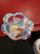 FROZEN ELSA ANNA ZAK DESIGNS MELAMINE 8" PLATE SISTERLY LOVE