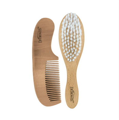 Dr. Brown's Healthy Baby Essential Care, Soft & Safe, Baby Brush Plus Comb