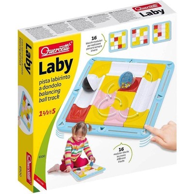Quercetti 6500 Laby Pista Murmeln Bahn Labyrinth Kinder Bauen Spiel 1-5 Jahre