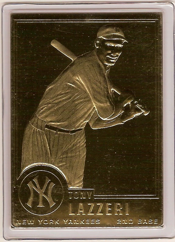 22KT GOLD BASEBALL CARD COLLECTION DANBURY MINT (60) GARY CARTER EDDIE COLLINS