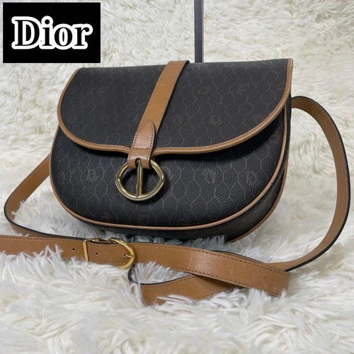 Sac bandoulière Dior pochette nid d'abeille avec logo état