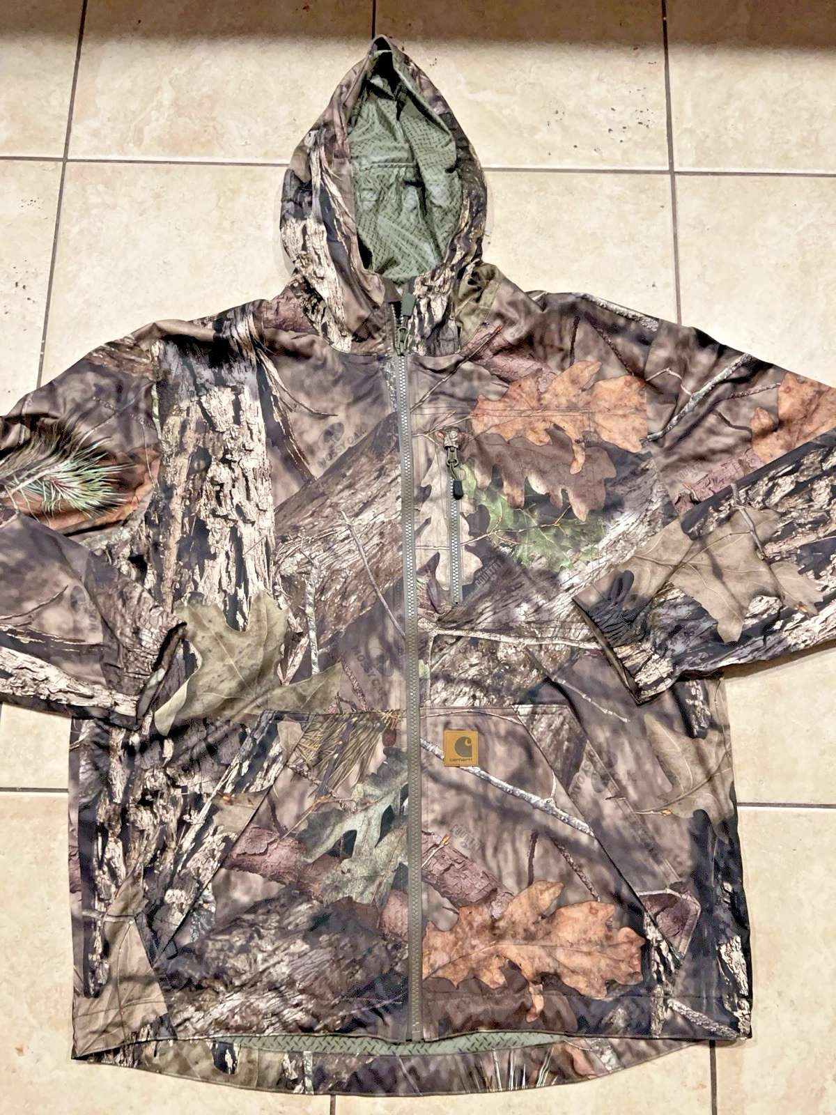 Carhartt Jacket Mens Medium Camo Storm Defender Stormy Woods Hunting Camping