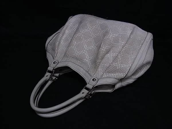 Bolso de Mano GUCCI Diamante Cuero Paja 211944 Plata Herrajes 797572 Foto 2 de 4