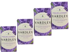 SET OF 4 Yardley English Lavender Bar Soap Lardley London Bars 4.25 oz