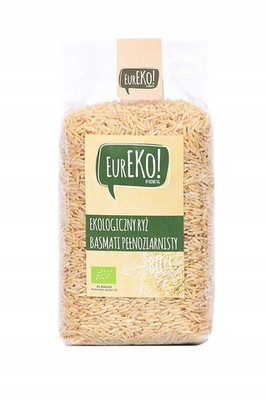 5908249972223 Ryż basmati pełnoziarnisty BIO 500 g Eureko