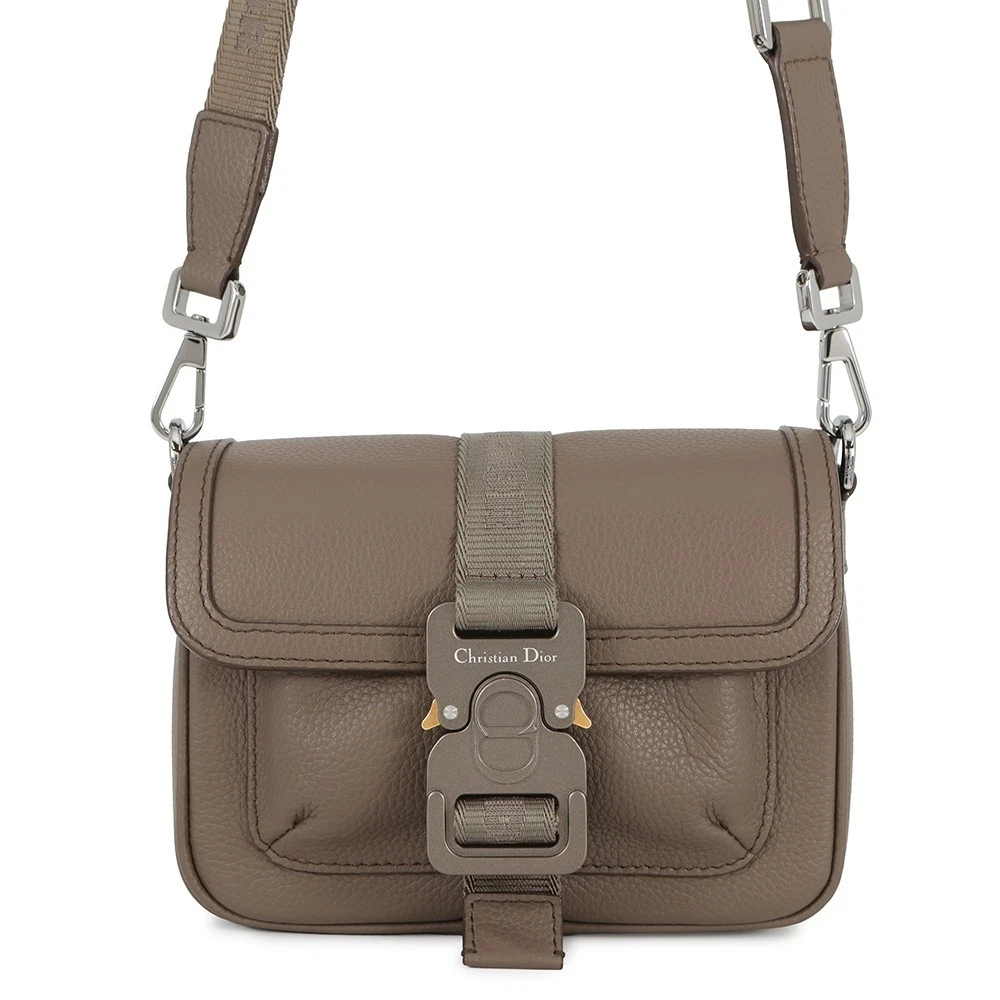 Dior — Dior Hit the Road Shoulder Bag Size Mini Leather Olive 2HTCA458YMJ