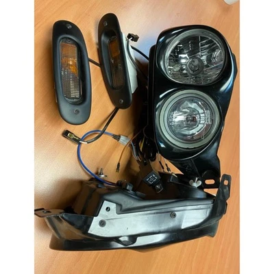 Morette round tuning headlight Opel Wauxhall Corsa B Chevrolet Chevy Sail Holden - Bild 1 von 4