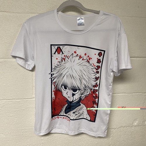 Source Unknown Kids White Anime Graphic Tee Size Medium