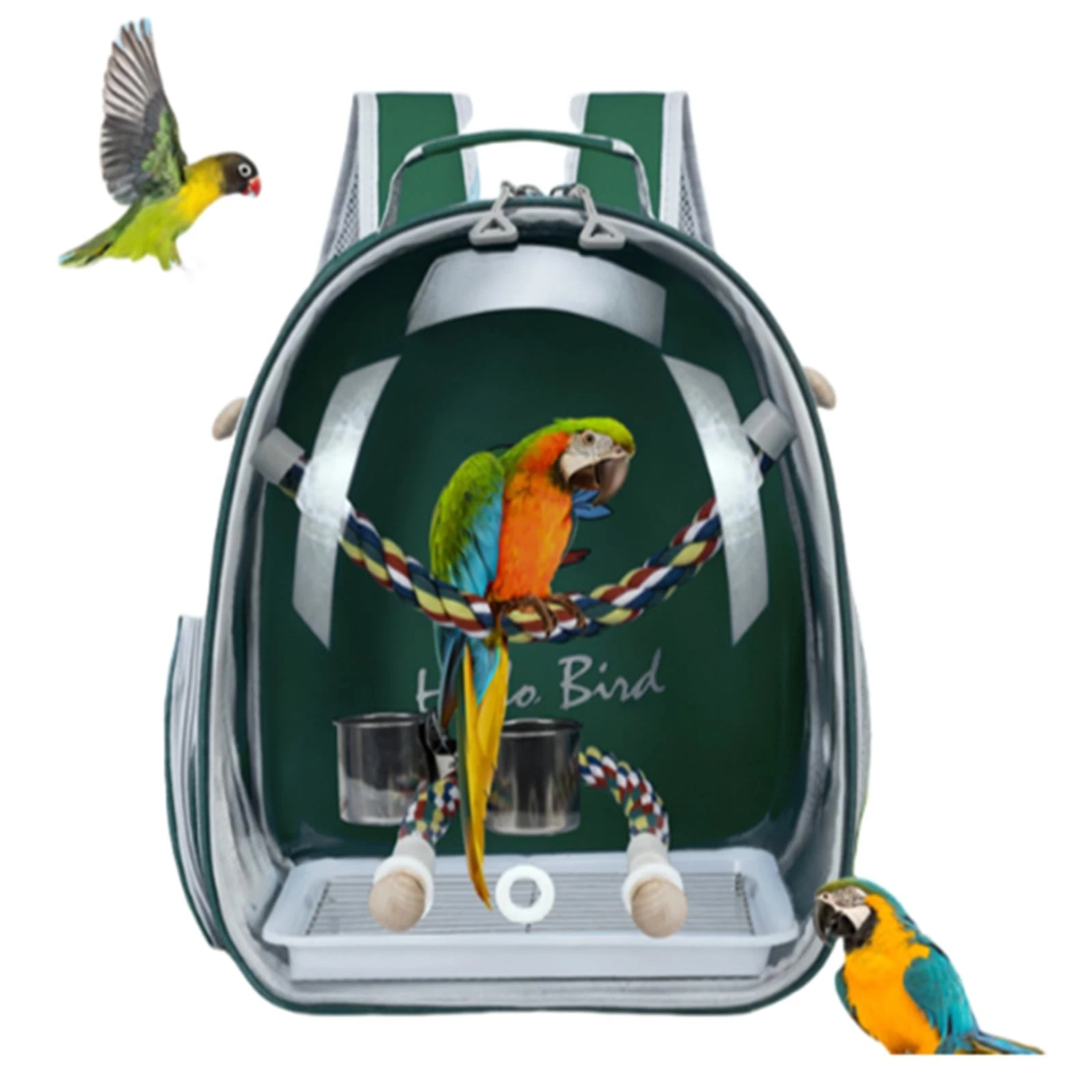 Space Capsule Astronaut Bird Carrier Backpack Parakeet Cockatiel Parrot Pet
Opens in a new window or