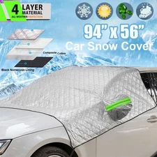 Car Windshield Cover Protector Winter Snow Ice Rain Frost Guard Sun Shade Truck