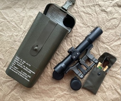 Hensoldt Wetzlar Fero Z24 ZF Model 3 4x24 scope Heckler Koch Zeiss Claw mount HK
