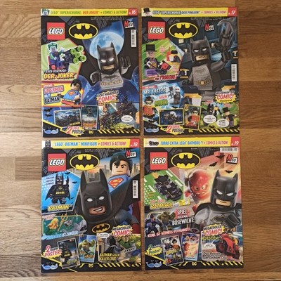 LEGO Batman Paket, 4 x Hefte, NEU, OHNE Bausets