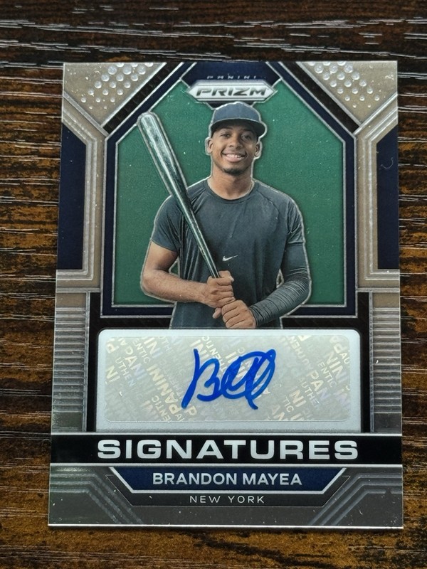 Brandon Mayea 2023 Prizm Signatures Auto Autograph #SIG-BM -Yankees