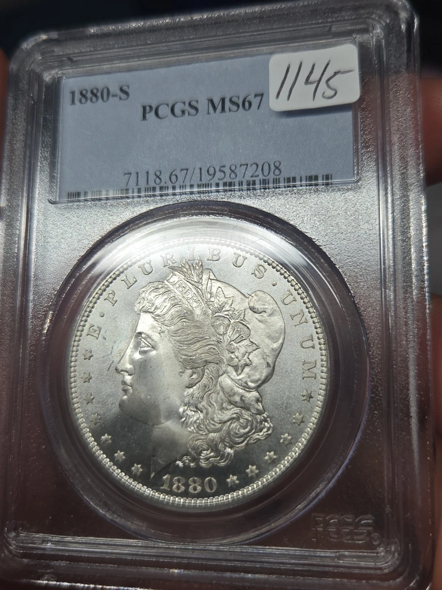 コレクション PCGS MS67 Silver MS 67 Graded Morgan US Dollars (1878-1921) | Updated Sep 2026
