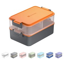 Stackable Bento Lunch Box | Meet All Your On-the-Go Food, Salad and Snack Nee...