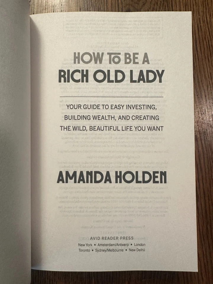 ARC How to Be a Rich Old Lady by Amanda Holden 2026 PROOF FINANCE INVESTING - Image 3 of 4