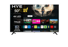 HYE 50" Inch Smart TV 4K LED  WiFi Frameless TV - Open Box (Read)