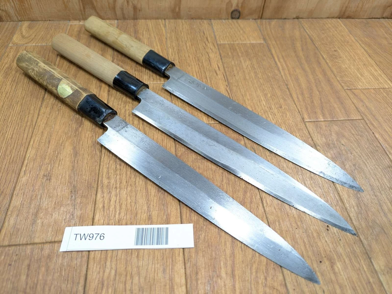 Japanese Chef's Kitchen Knife Set 3 Piece YANAGIBA from Japan TW976