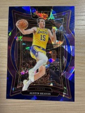 2024-25 Panini Select - Concourse Austin Reaves #40 Blue Cracked Ice Prizm